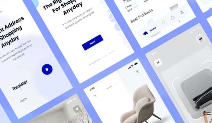 Kleine E-Commerce UI Kit Freebie