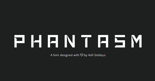 Phantasm Font